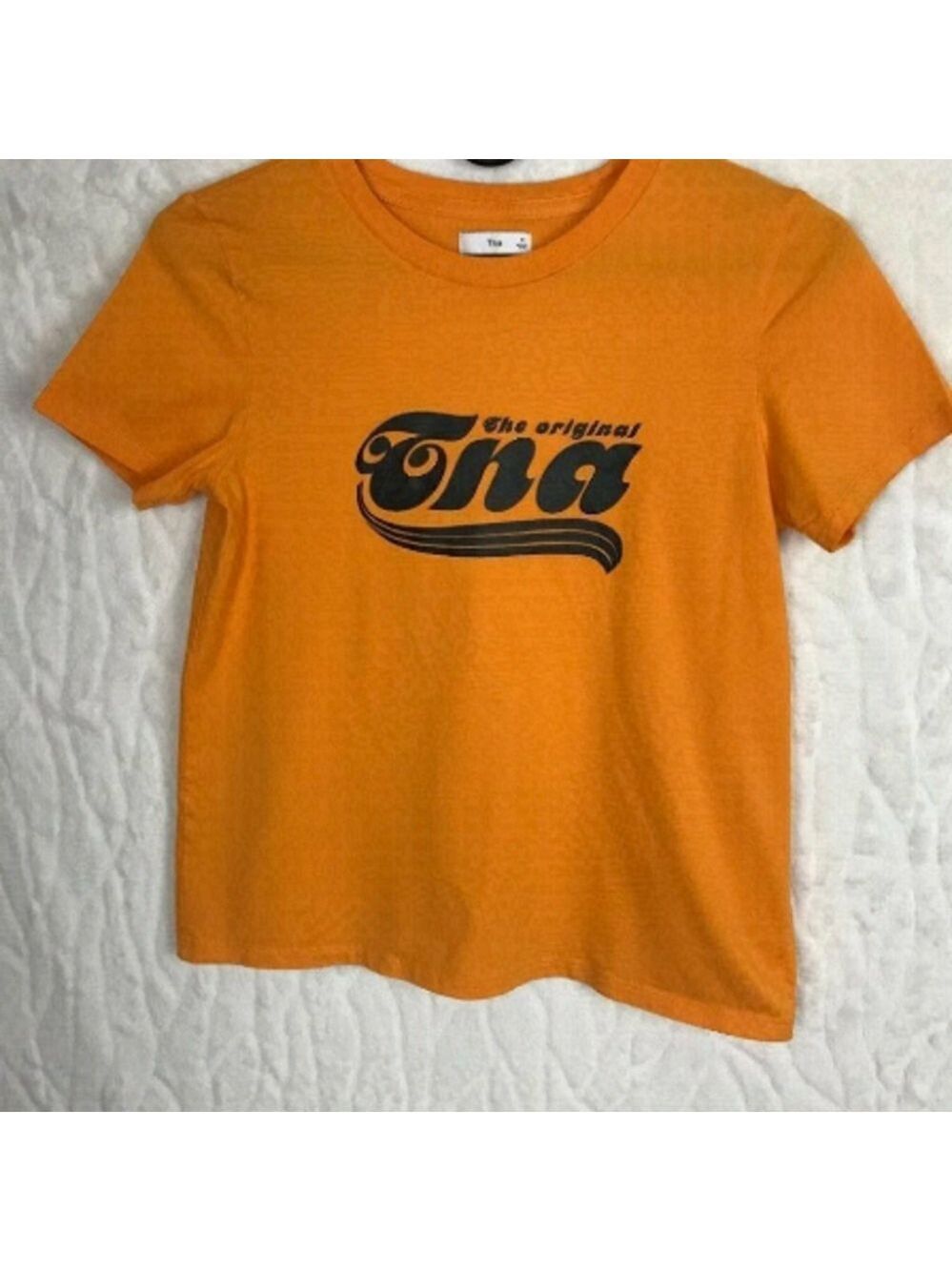 Tna Orange T-Shirt With The Logo Size S